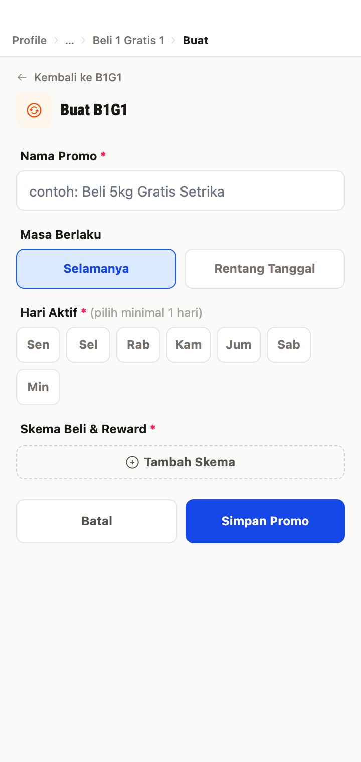 Create B1G1 Form