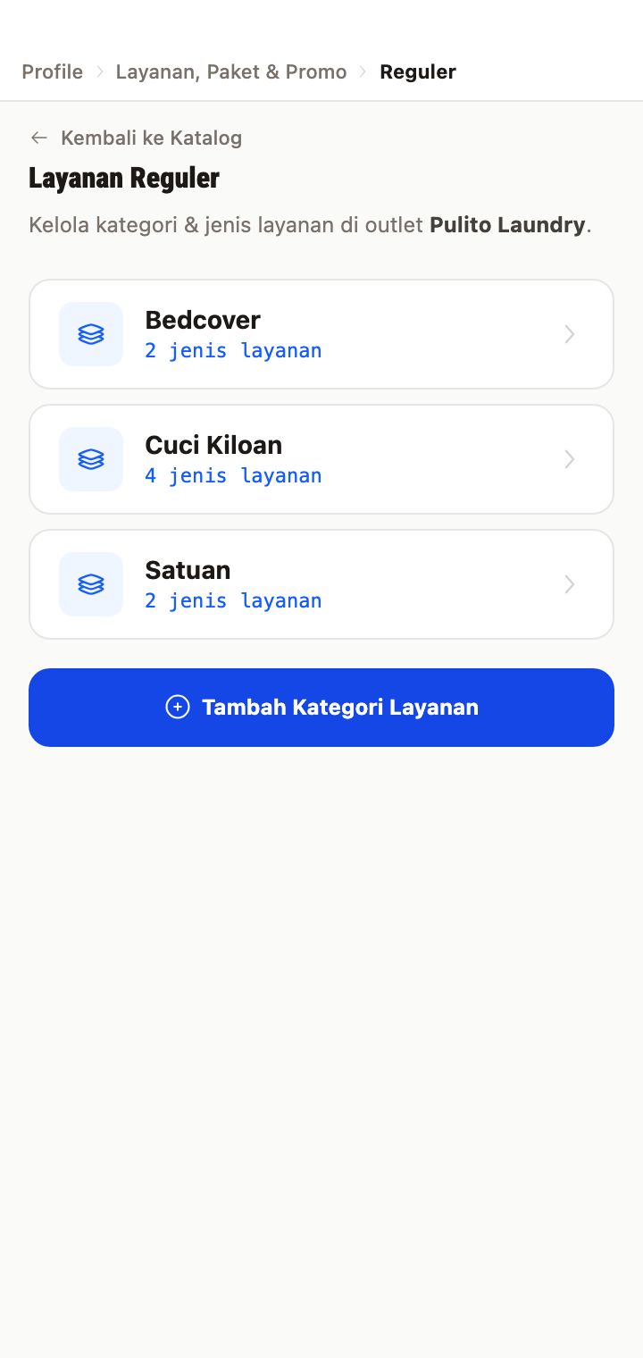Service Category List