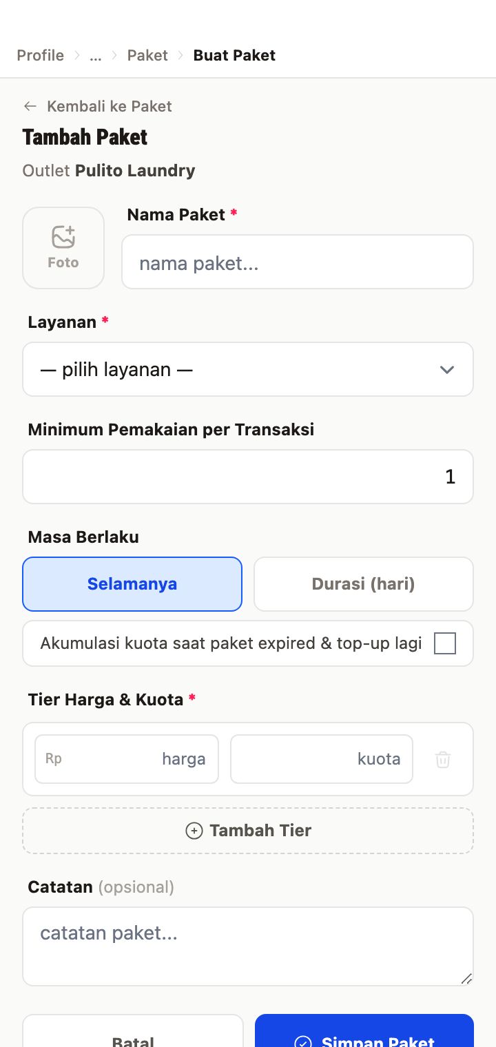 Add Package Form