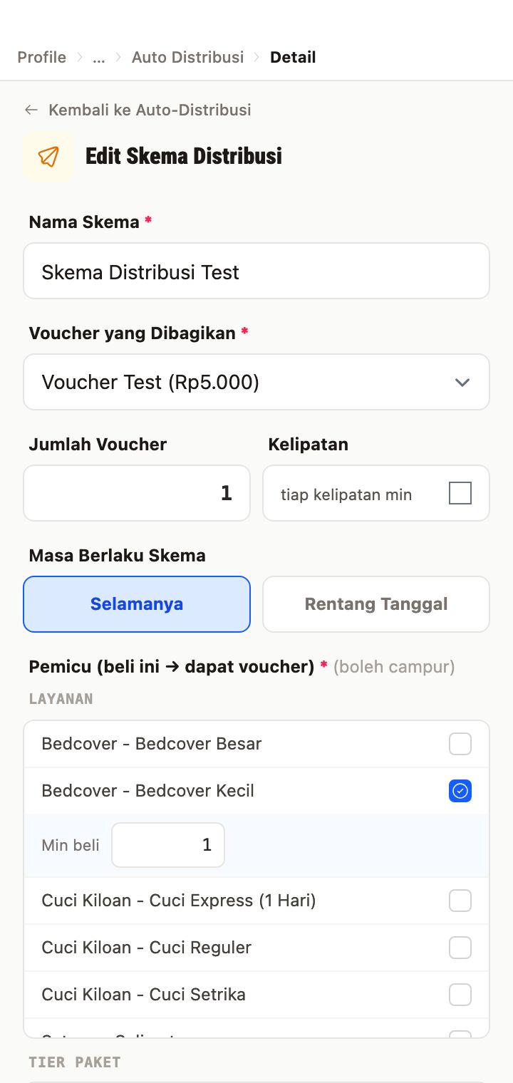 Requirement & Multiplier Settings